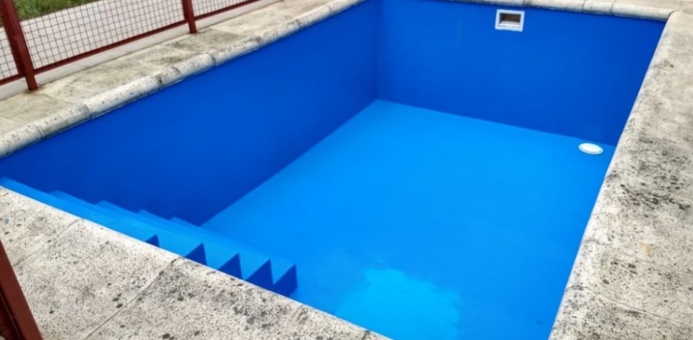 Piscina después del tratamiento